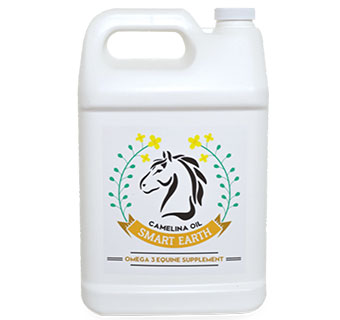 Smart Earth Camelina Omega 3 Oil for horses Gallon